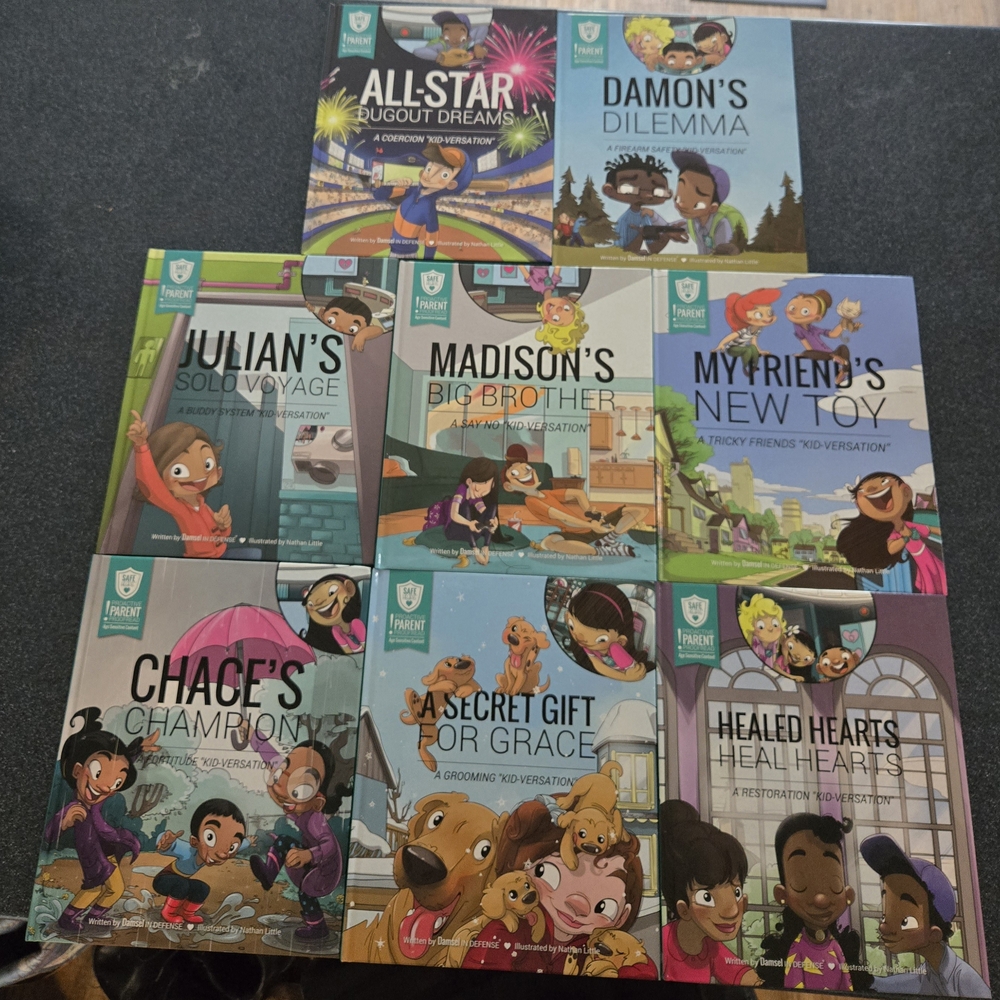 Safe HEARTS book Set Damsel In Defense Kids Books Lessons School